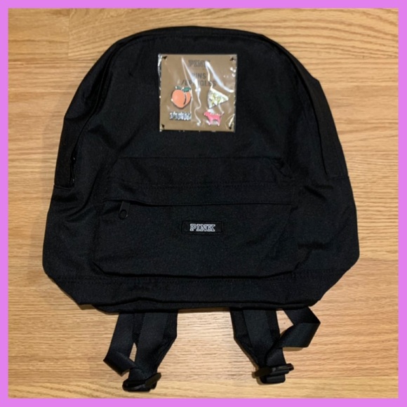 PINK VS Mini Backpack & Pin Set - Picture 3 of 8